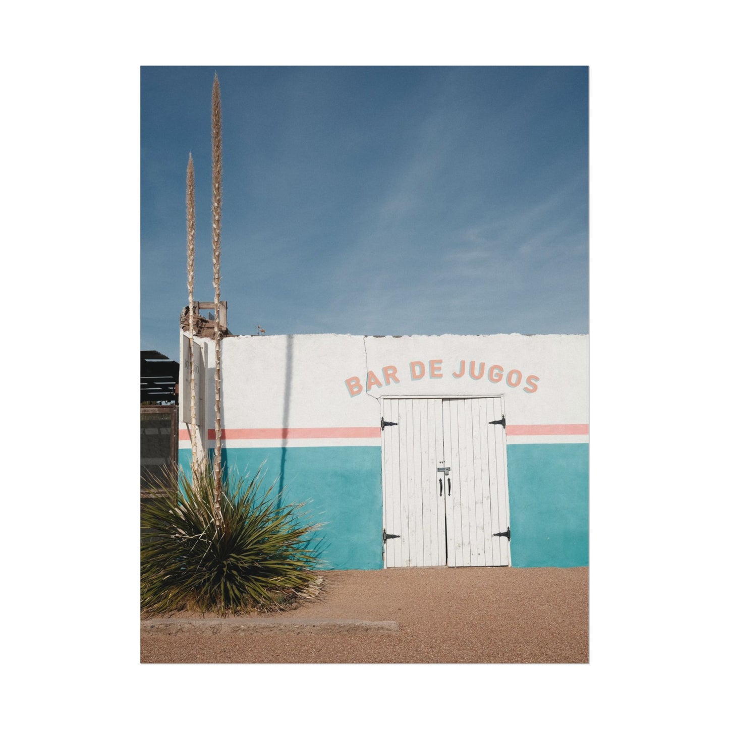 Bar de Jugos, Marfa, TX Archival Poster