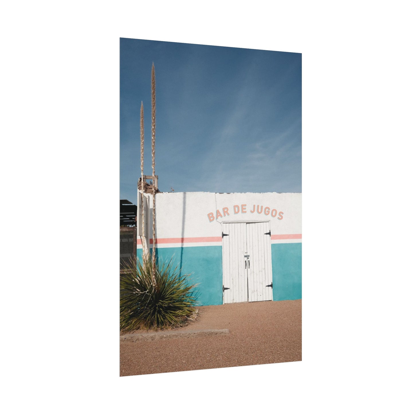 Bar de Jugos, Marfa, TX Archival Poster