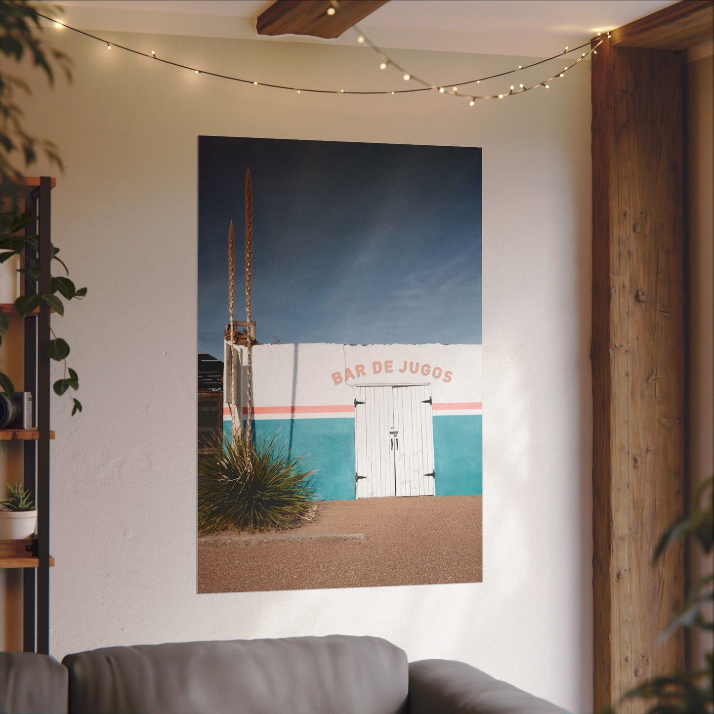 Bar de Jugos, Marfa, TX Archival Poster