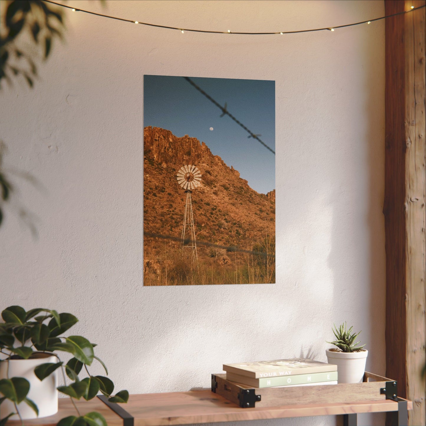 Fort Davis Mountains at Sunset Archival Poster