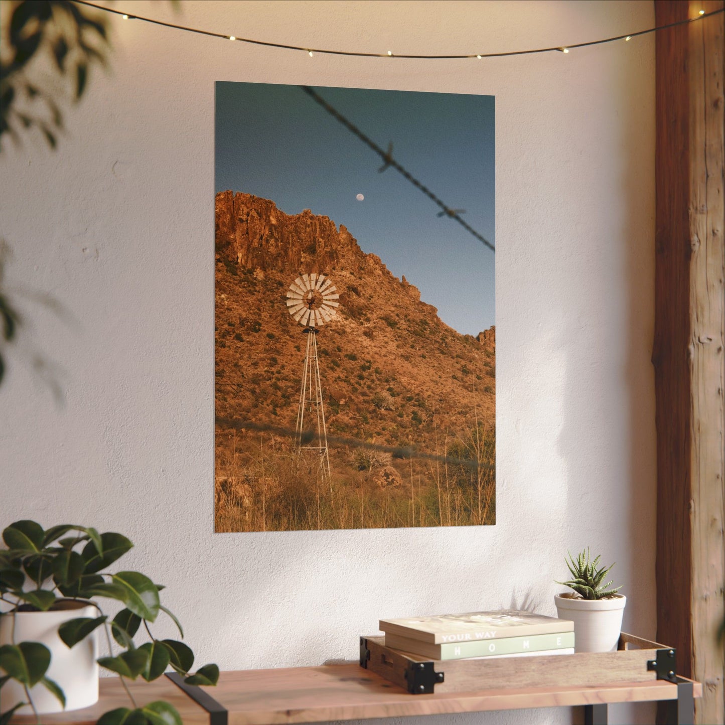 Fort Davis Mountains at Sunset Archival Poster