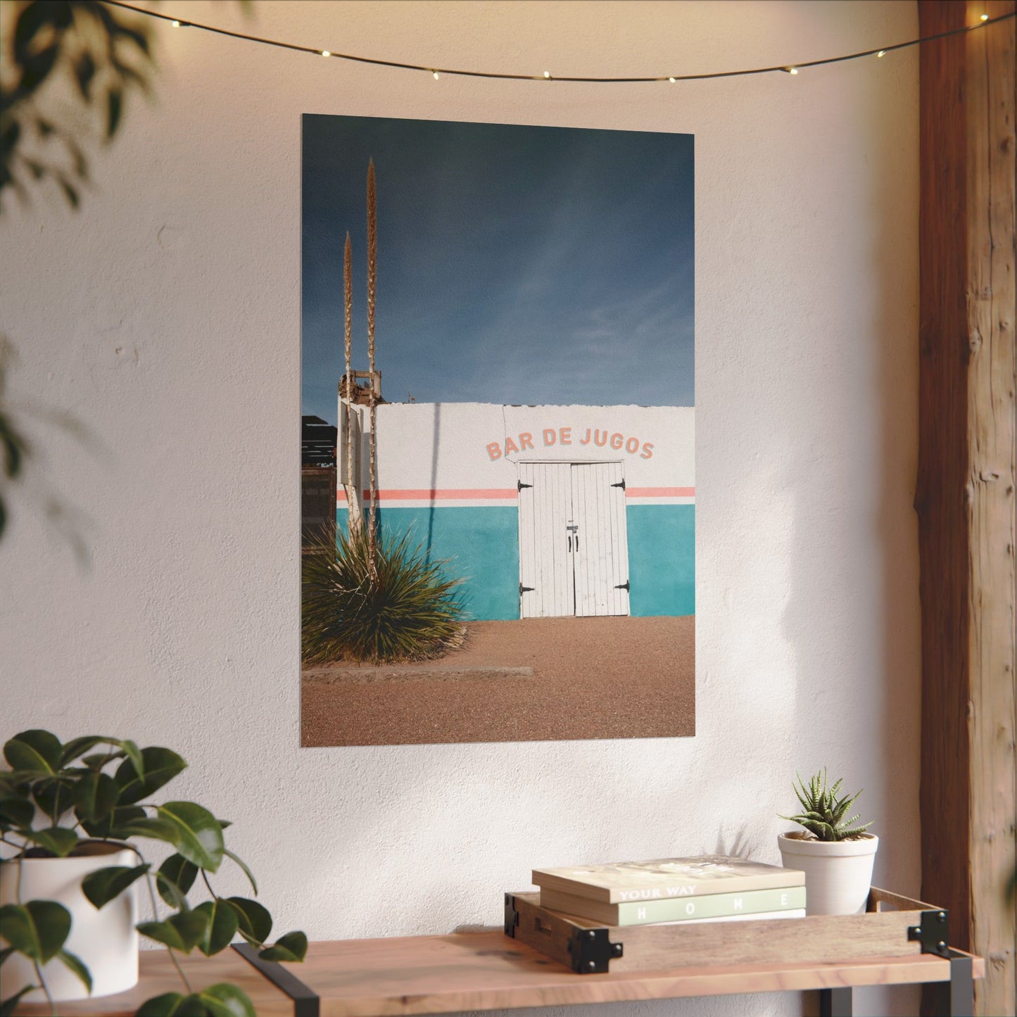 Bar de Jugos, Marfa, TX Archival Poster