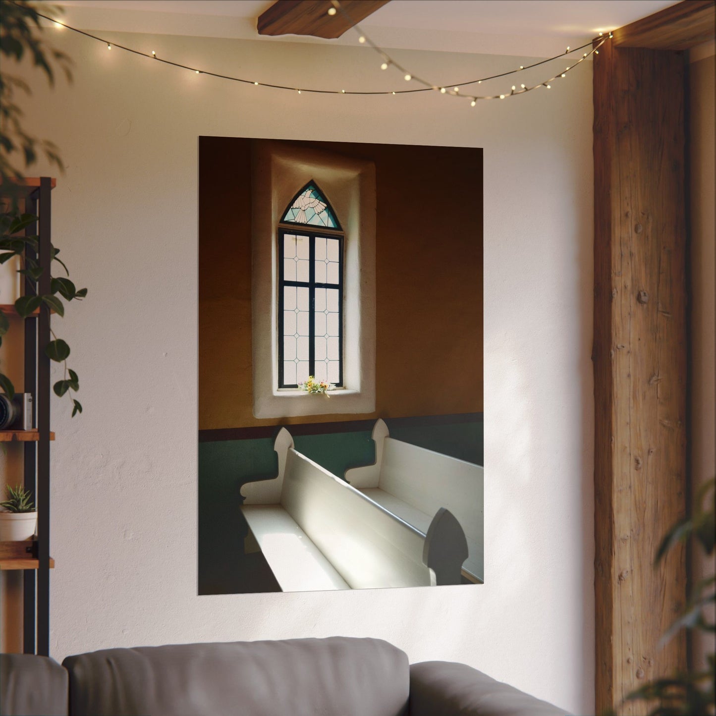 Church of Santa Inez in Terlingua, TX - Archival Poster