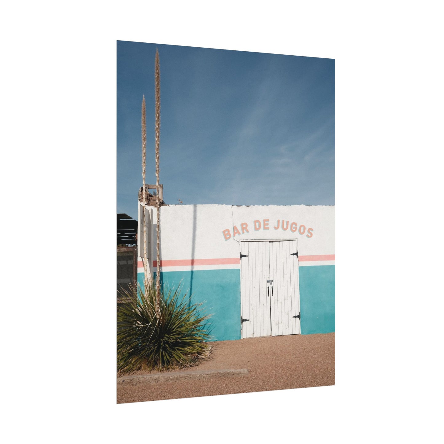 Bar de Jugos, Marfa, TX Archival Poster