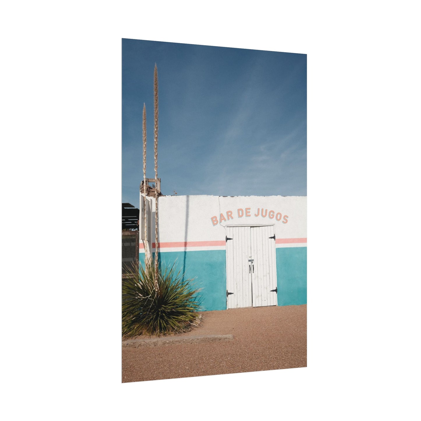 Bar de Jugos, Marfa, TX Archival Poster