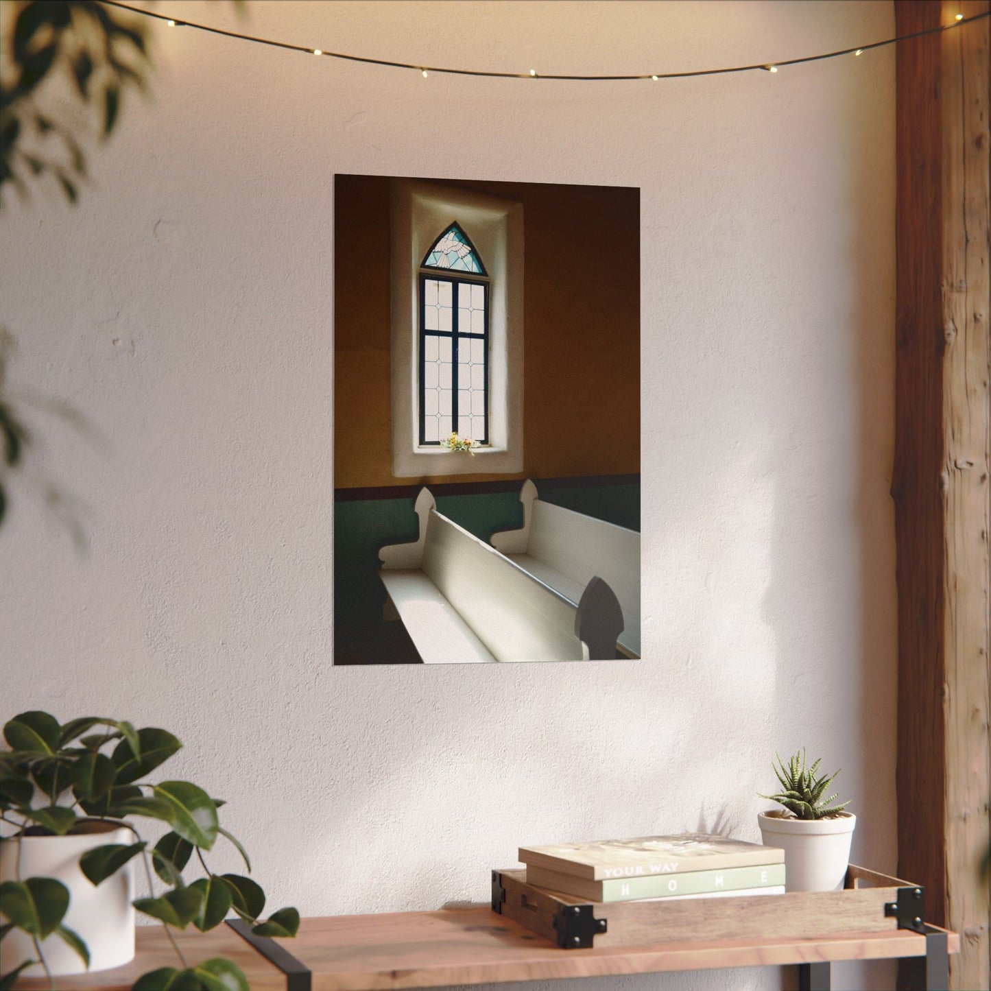 Church of Santa Inez in Terlingua, TX - Archival Poster