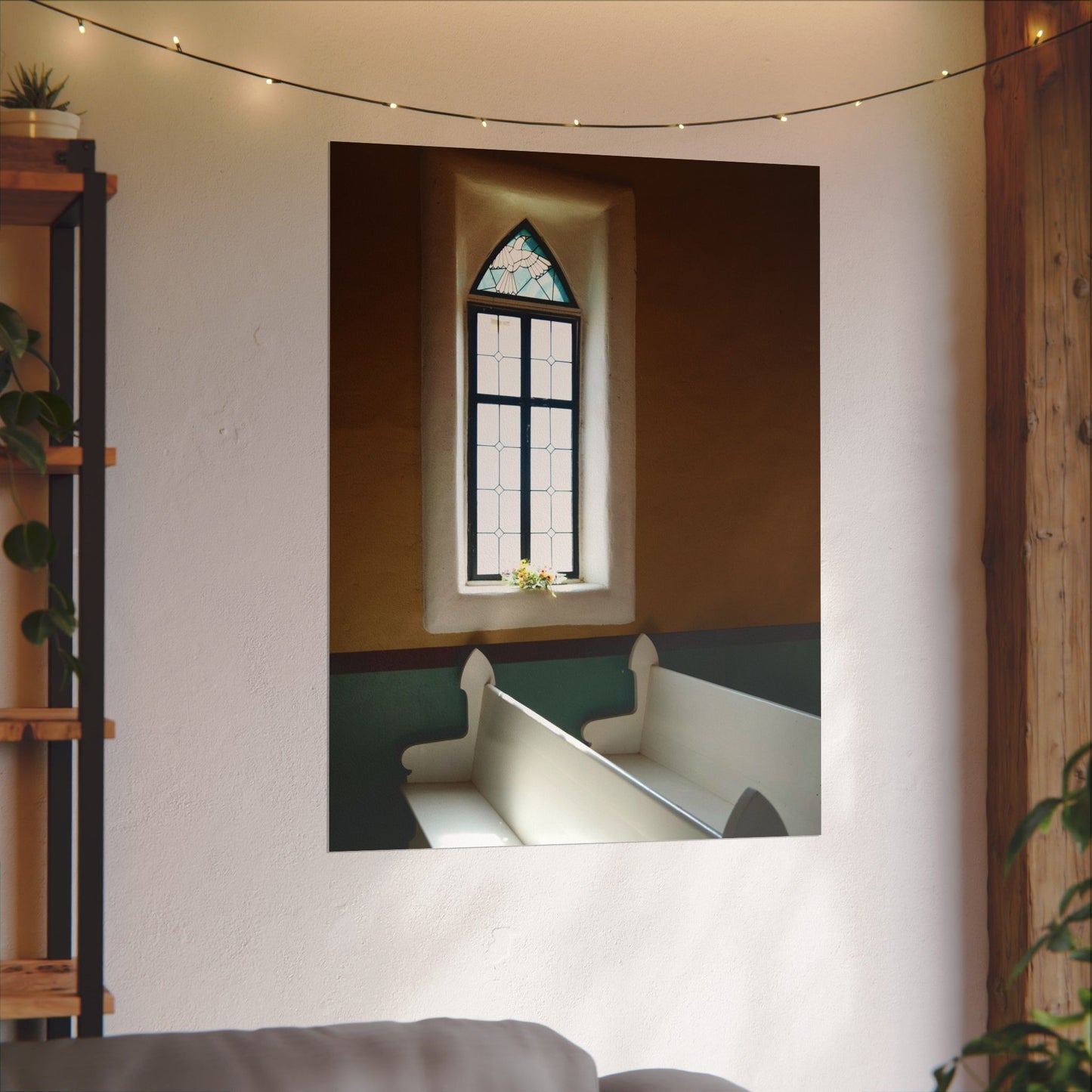 Church of Santa Inez in Terlingua, TX - Archival Poster