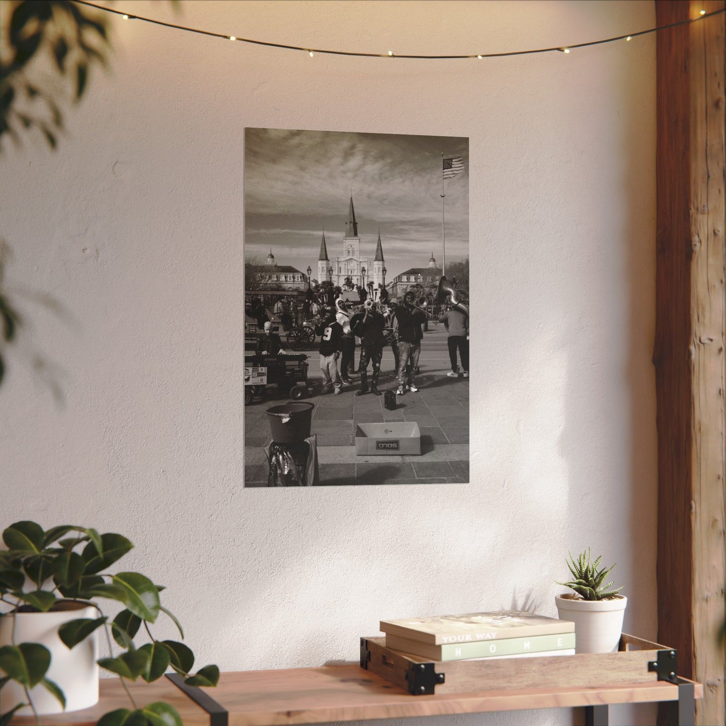 Street musicians in Jackson Square. New Orleans, LA - Archival Poster
