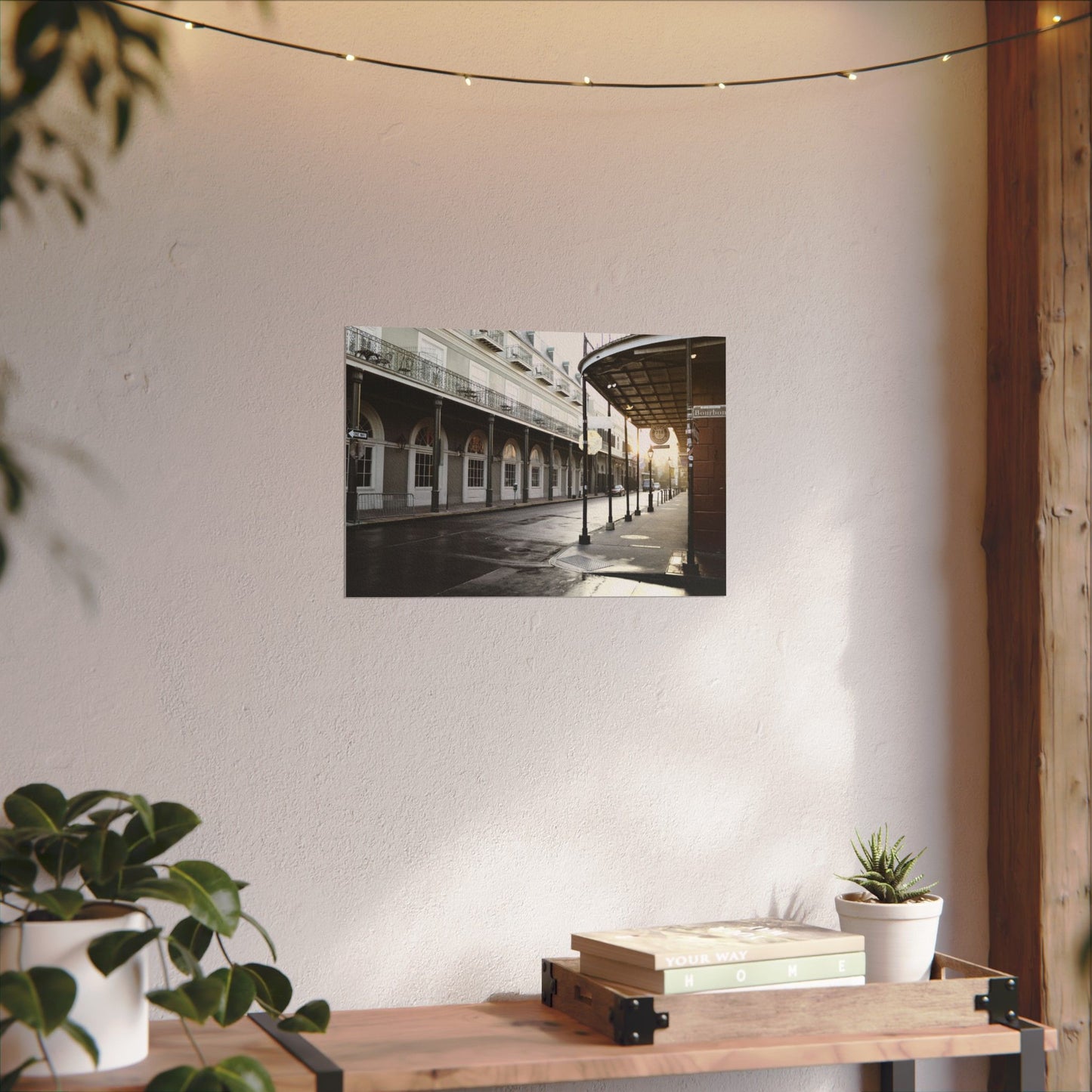Bourbon Street at golden hour - Archival Poster