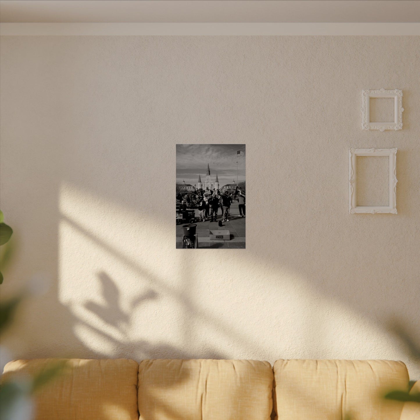 Street musicians in Jackson Square. New Orleans, LA - Archival Poster