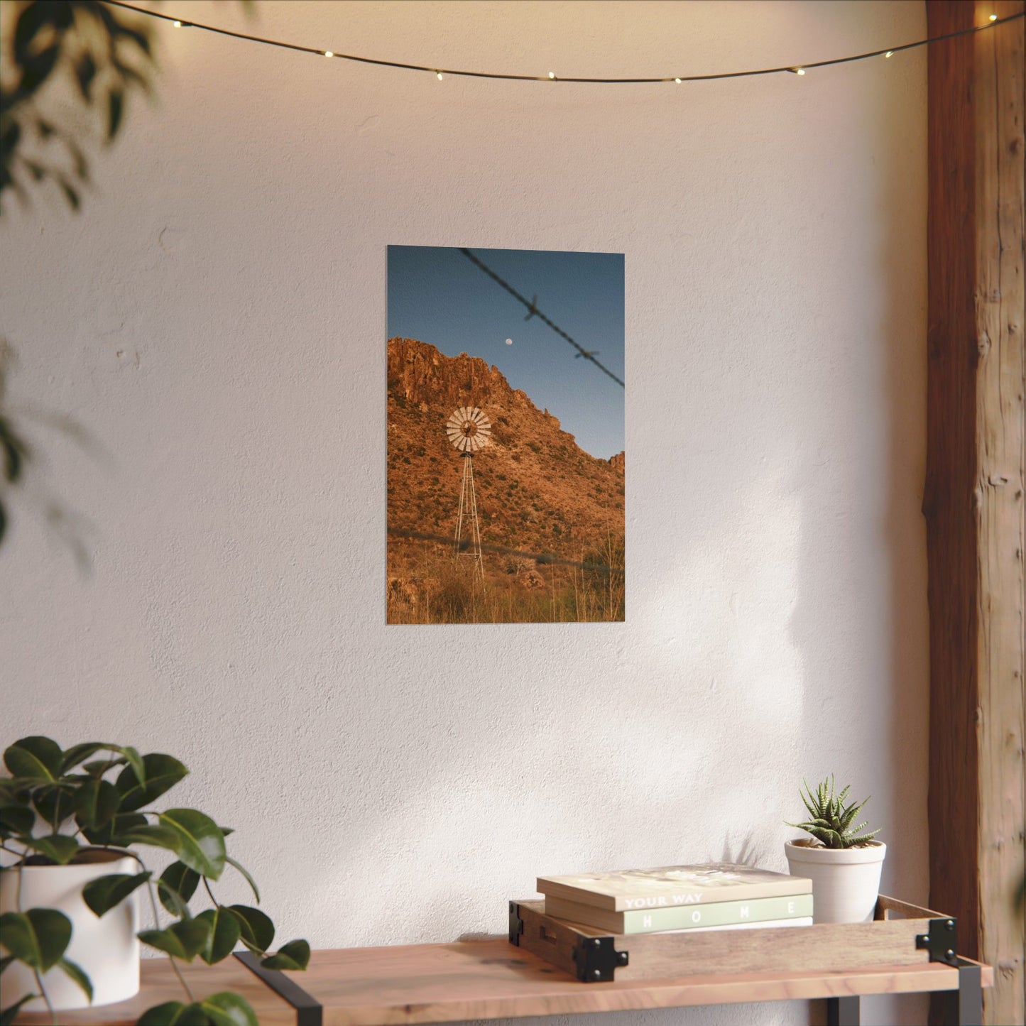 Fort Davis Mountains at Sunset Archival Poster