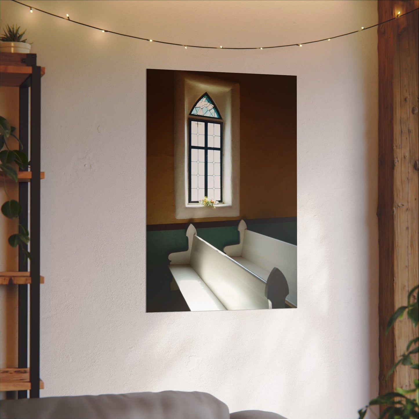 Church of Santa Inez in Terlingua, TX - Archival Poster