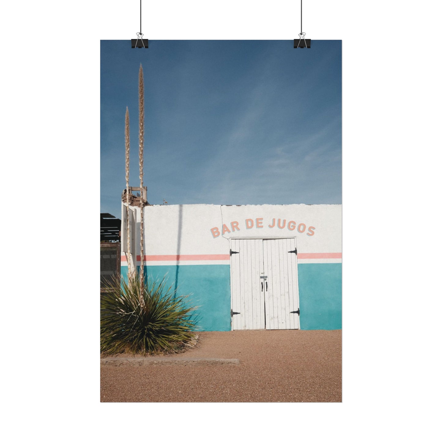 Bar de Jugos, Marfa, TX Archival Poster