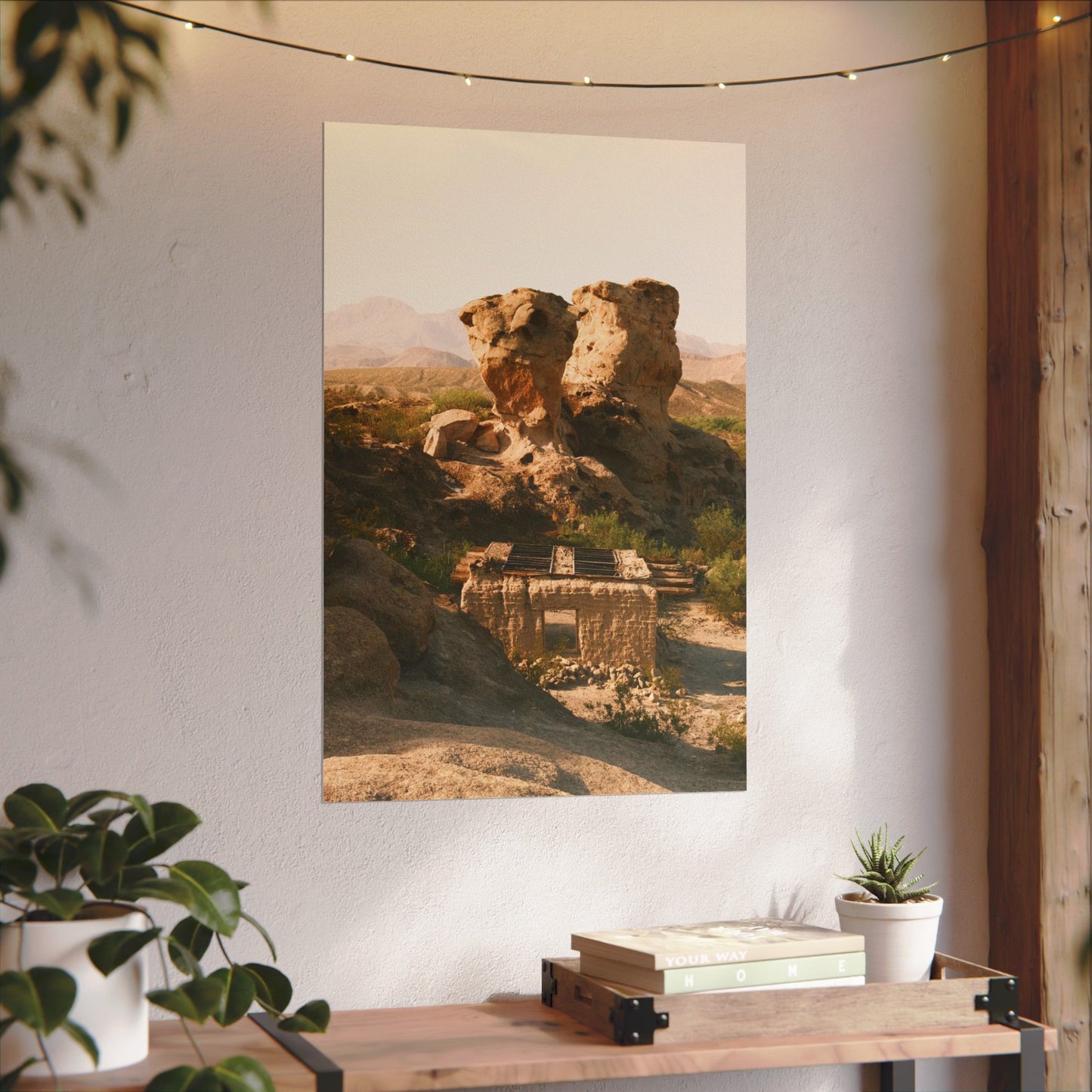 Crow Town, Big Bend Ranch State Park, Archival Poster
