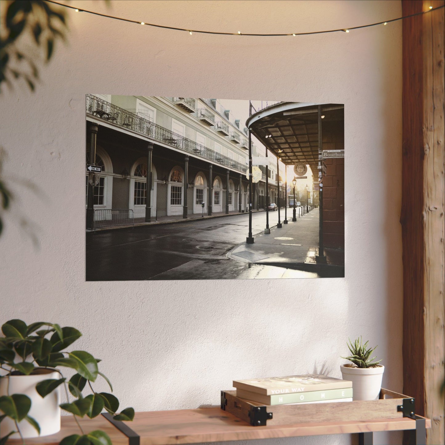 Bourbon Street at golden hour - Archival Poster