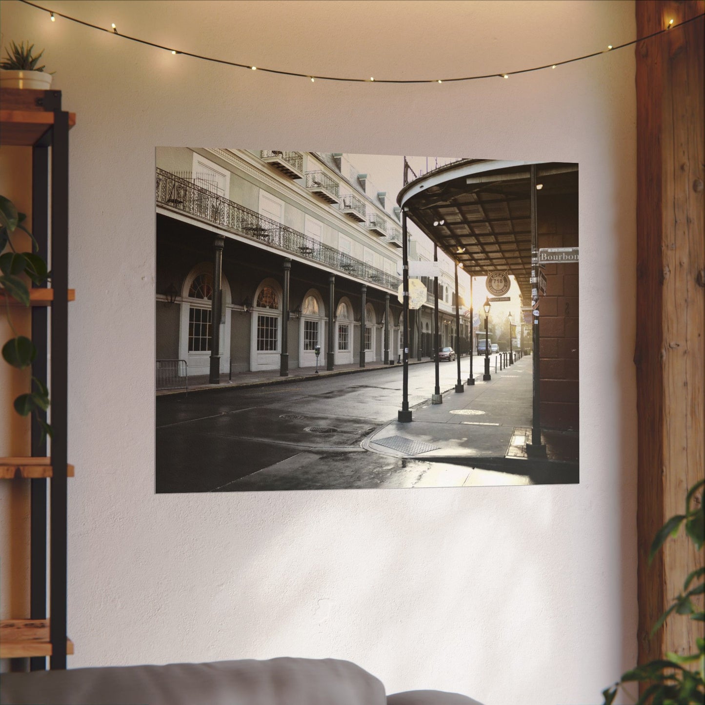 Bourbon Street at golden hour - Archival Poster