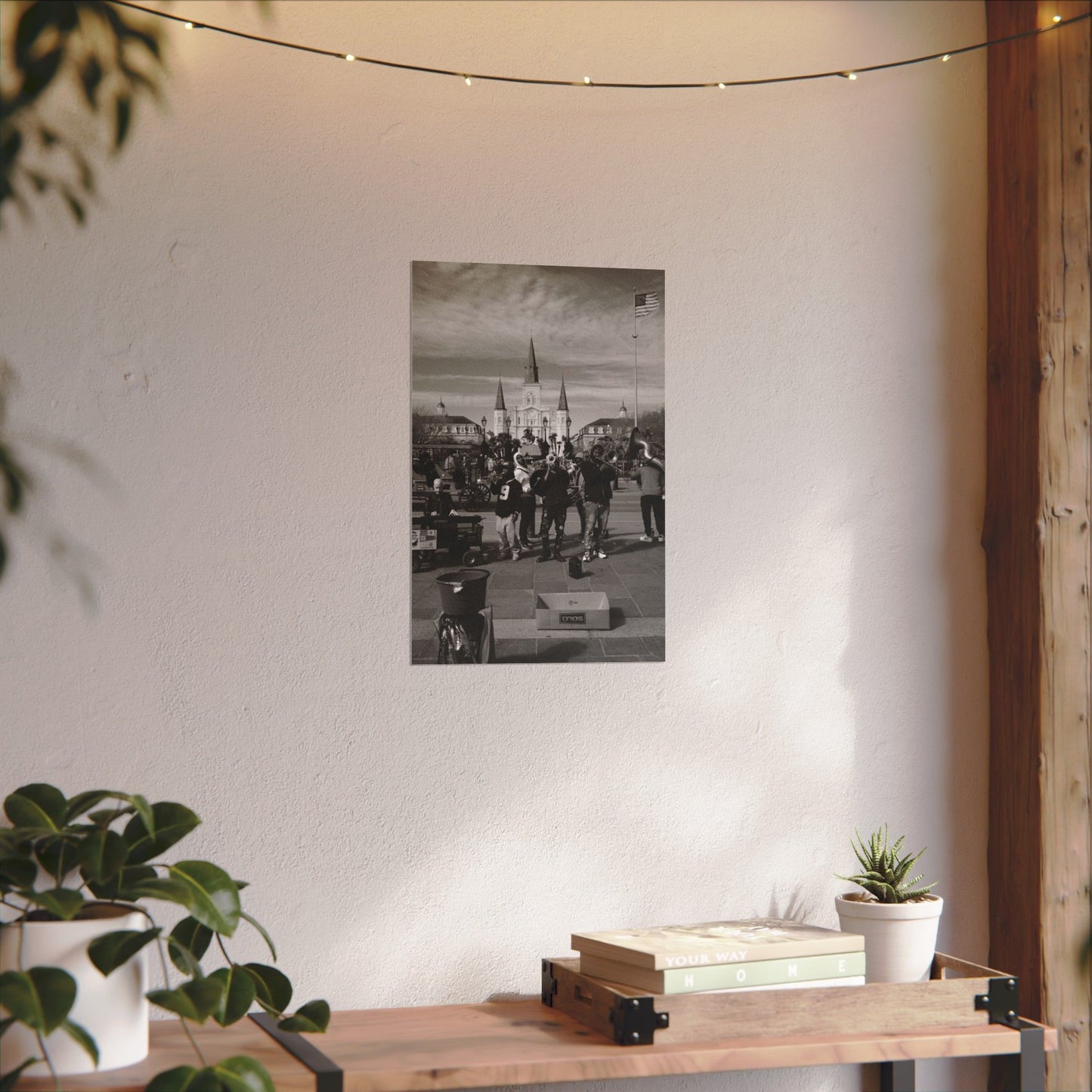 Street musicians in Jackson Square. New Orleans, LA - Archival Poster
