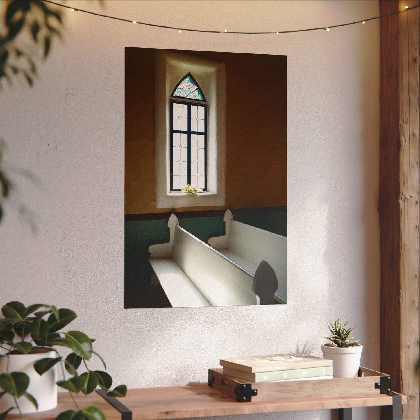 Church of Santa Inez in Terlingua, TX - Archival Poster