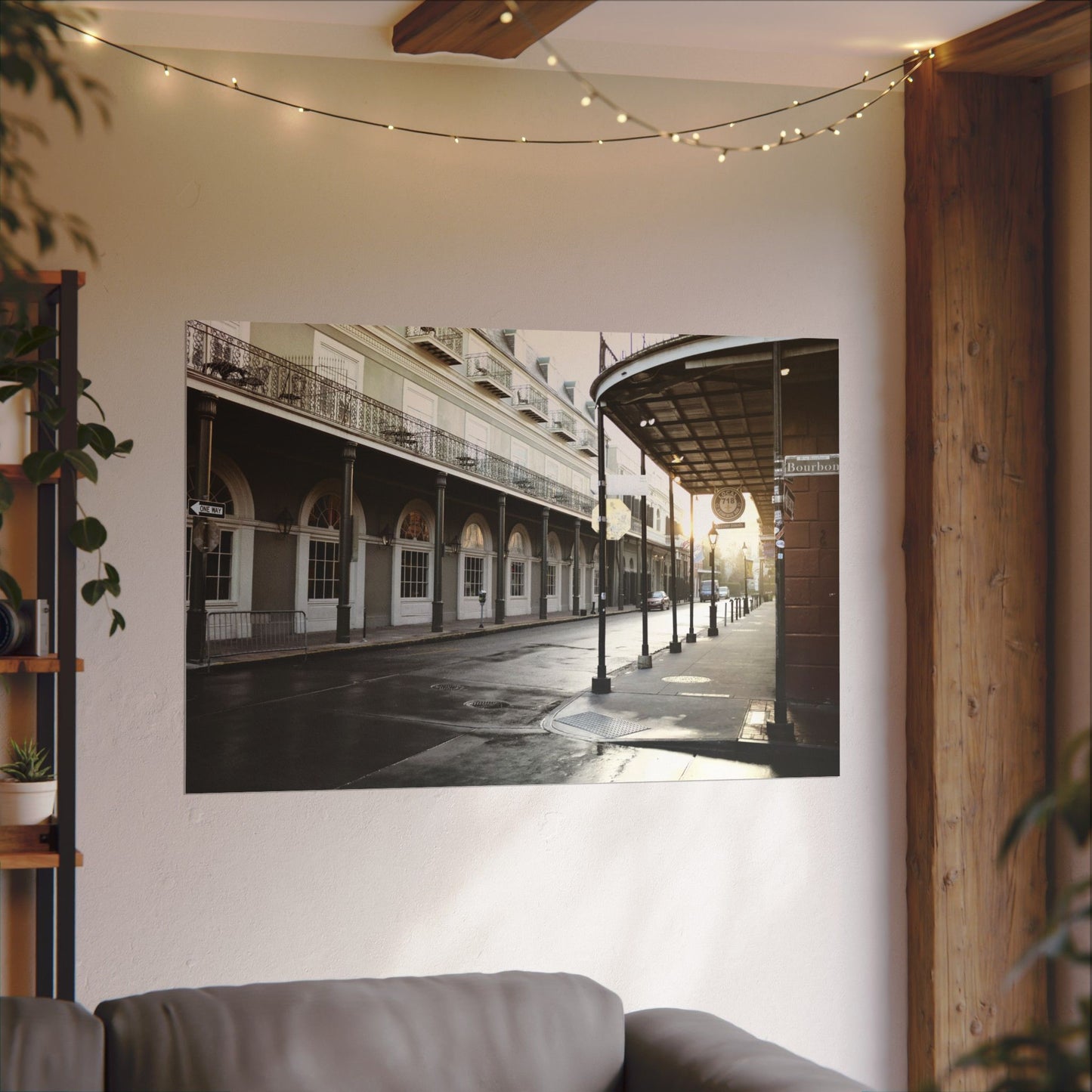 Bourbon Street at golden hour - Archival Poster
