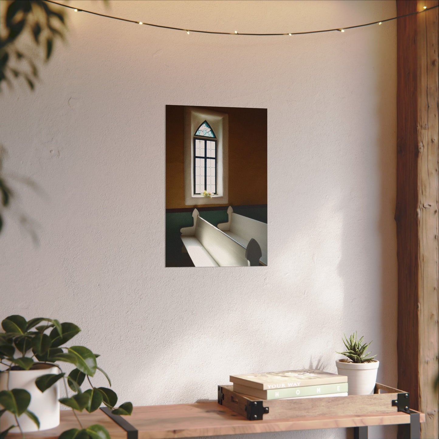 Church of Santa Inez in Terlingua, TX - Archival Poster