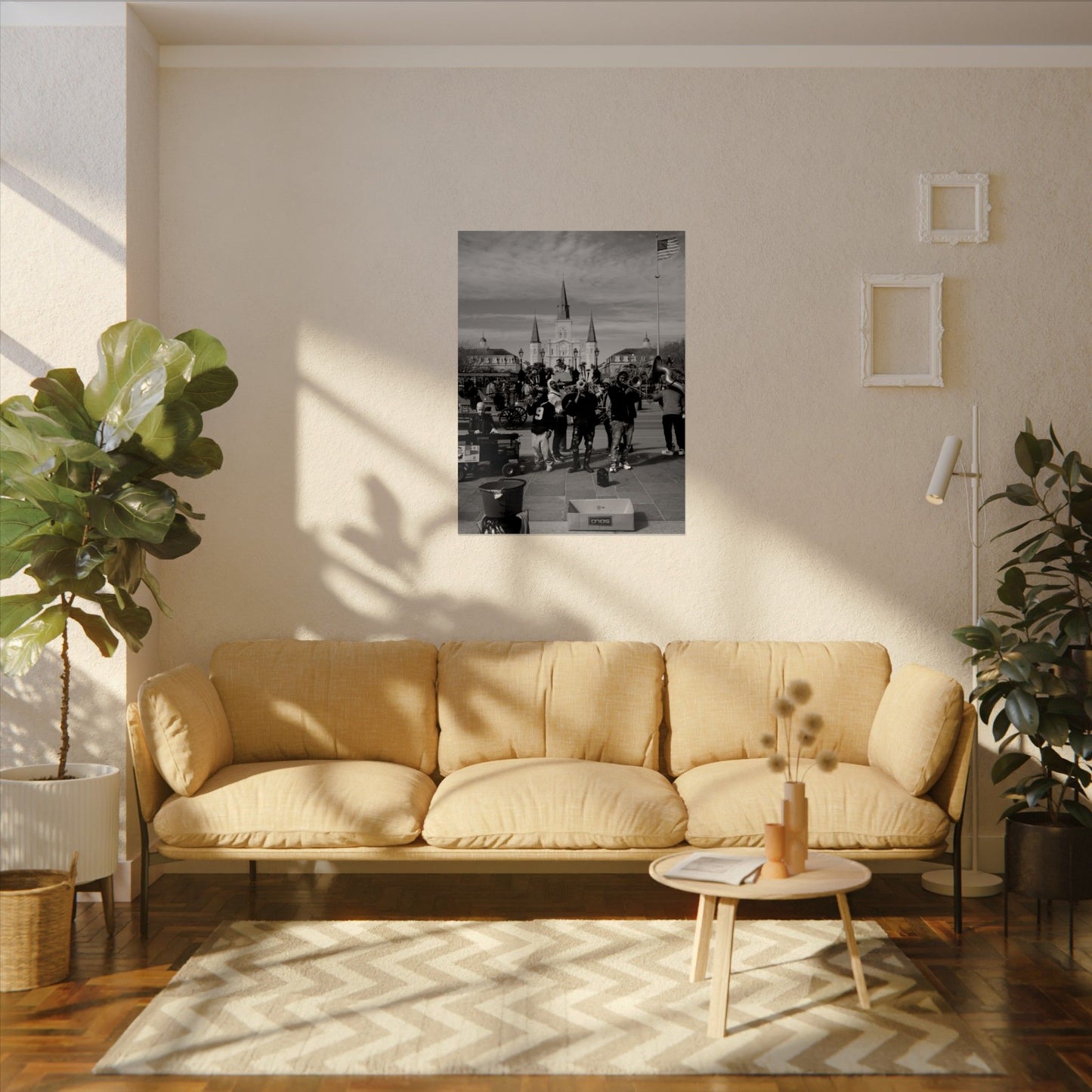 Street musicians in Jackson Square. New Orleans, LA - Archival Poster