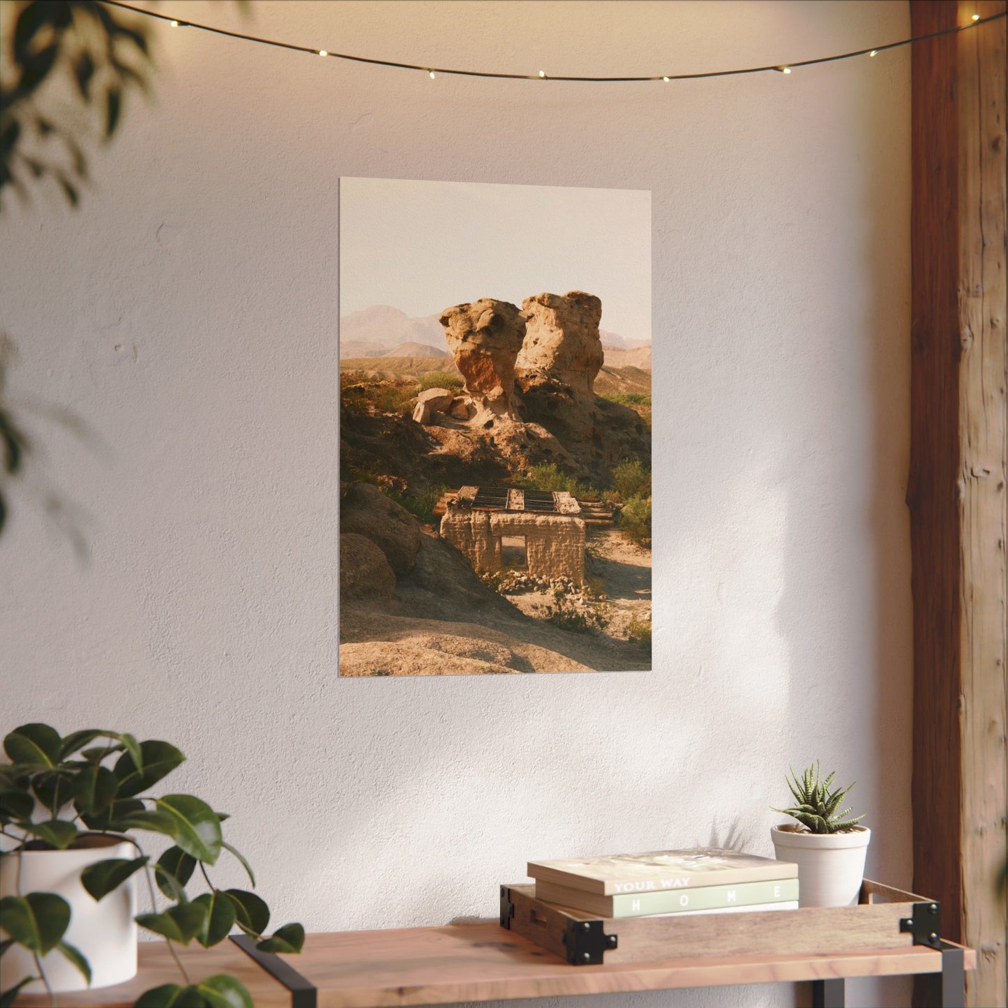 Crow Town, Big Bend Ranch State Park, Archival Poster