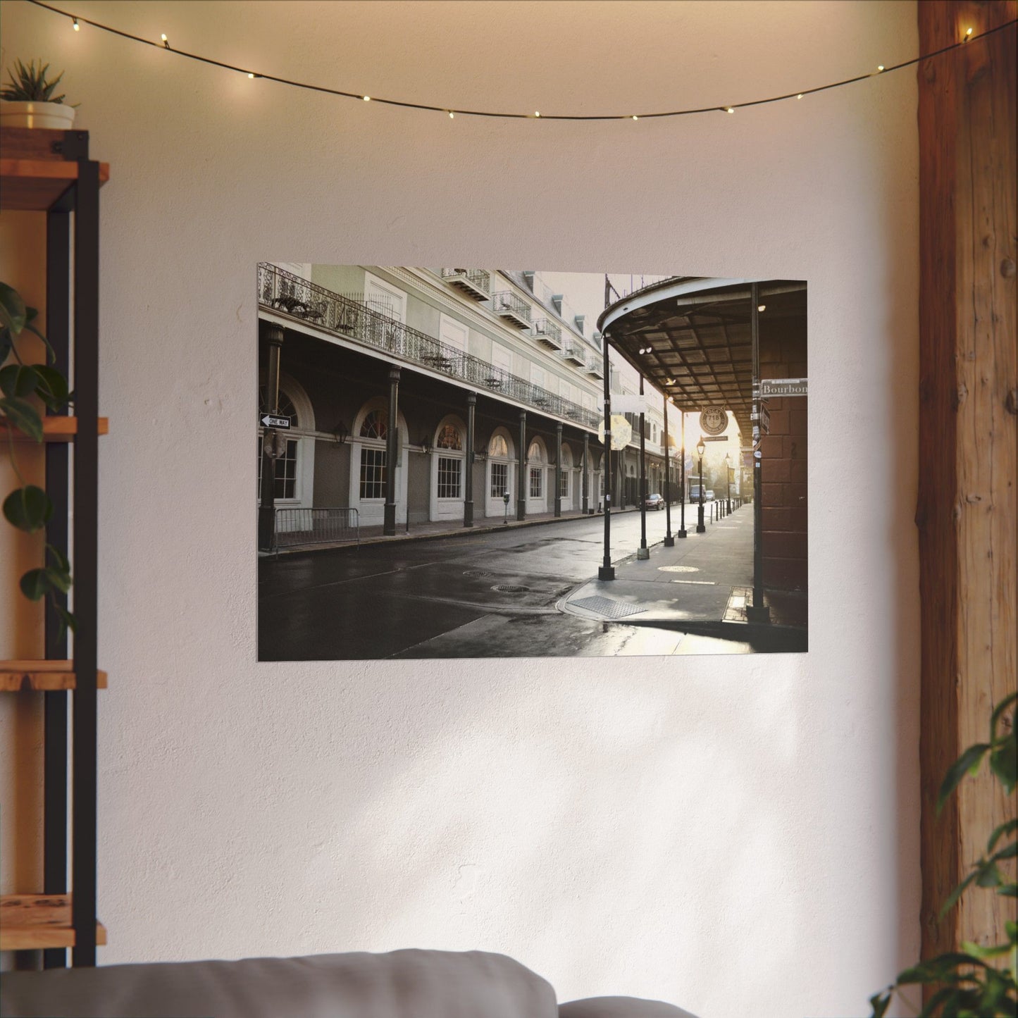 Bourbon Street at golden hour - Archival Poster