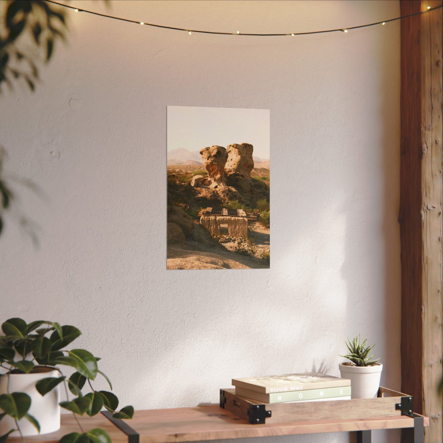 Crow Town, Big Bend Ranch State Park, Archival Poster