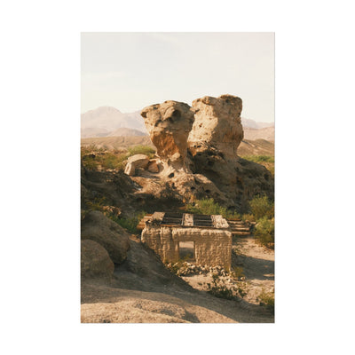 Crow Town, Big Bend Ranch State Park, Archival Poster