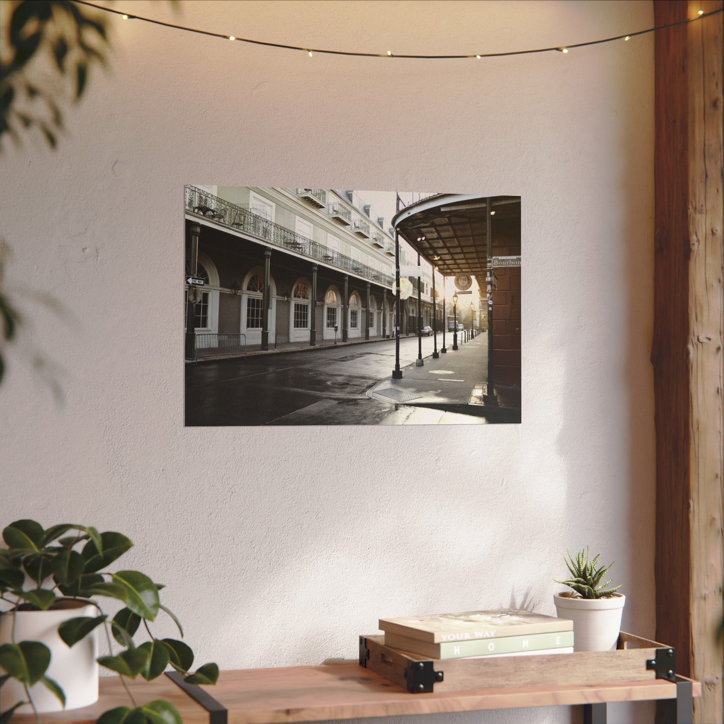 Bourbon Street at golden hour - Archival Poster